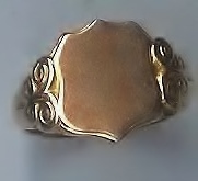 Fine Old Gent's Rose Gold Signet Ring